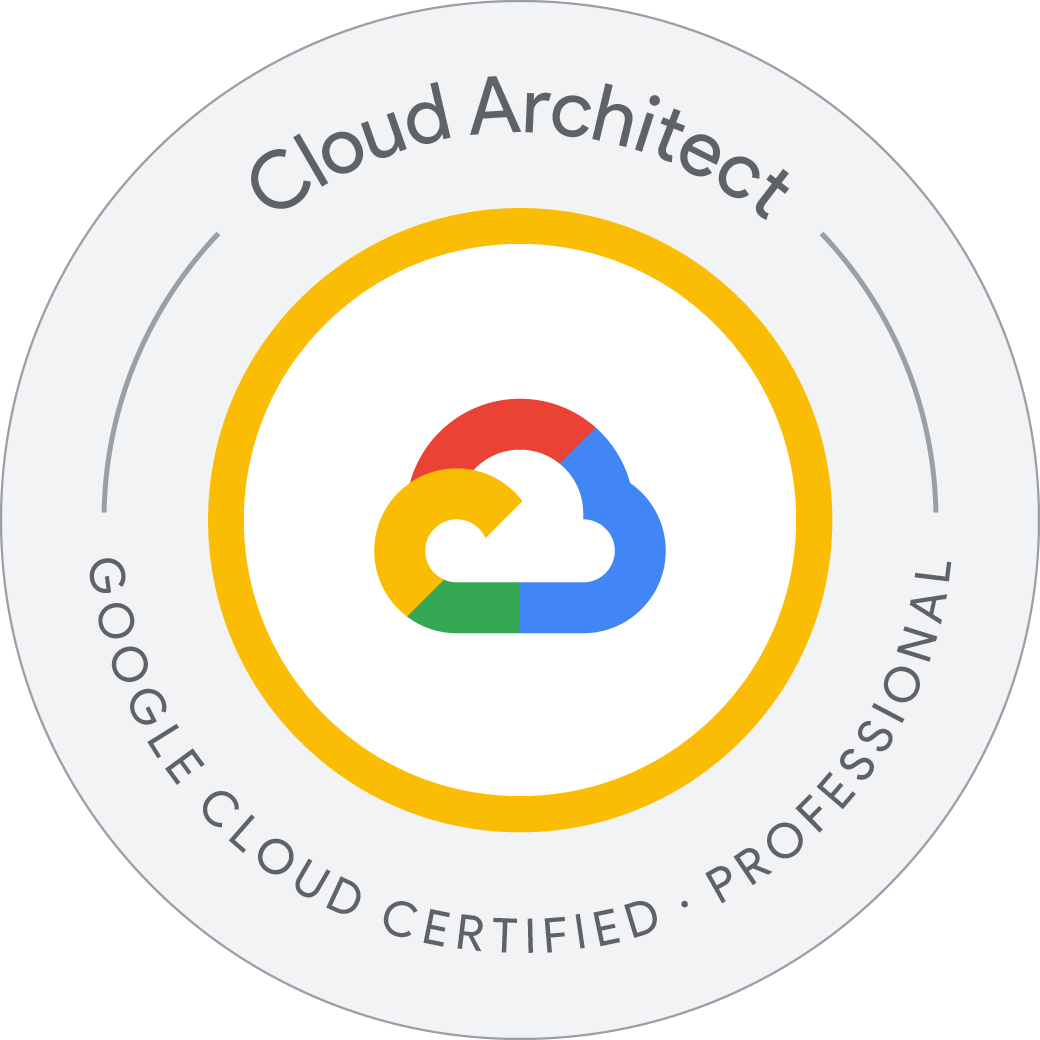 Google Cloud Professional Cloud Architect Certification